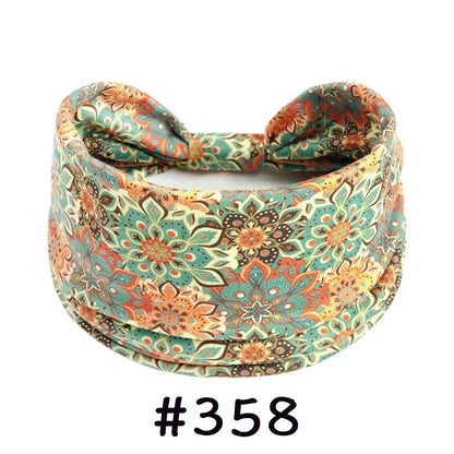 Boho Headbands for Women Knotted Wide